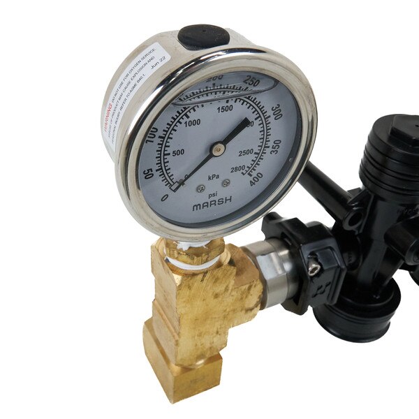 0-400 PSI pressure gauge